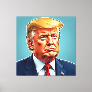 Dignified Trump Canvas Print