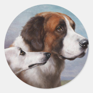 Dignity and Grace by Carl Reichert vintage Classic Round Sticker