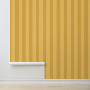 Dijon Canary Yellow Stripe Wallpaper
