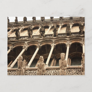 Dijon, Cathedral fasçade Postcard