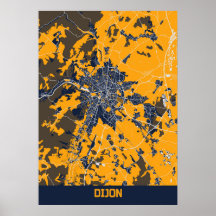 Dijon - France Bluefresh City Map