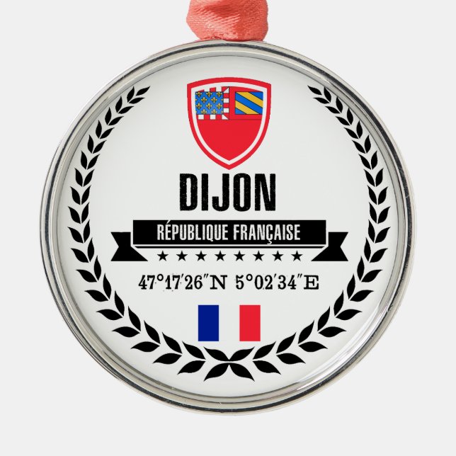 Dijon Metal Tree Decoration (Front)
