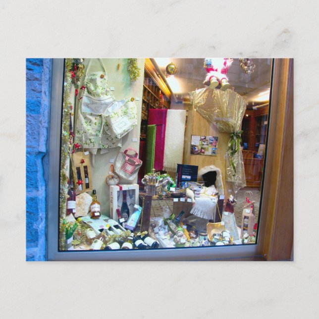 Dijon,  Shop Window Postcard (Front)