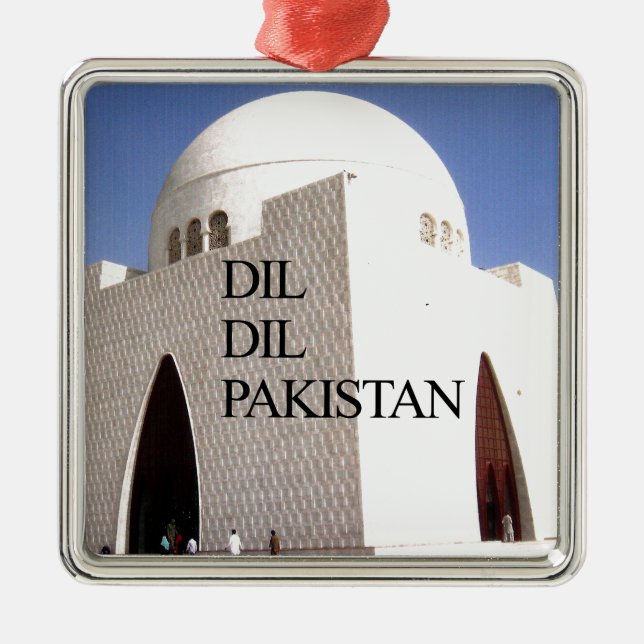 Dil Dil Pakistan Hakuna Matata Metal Tree Decoration (Front)