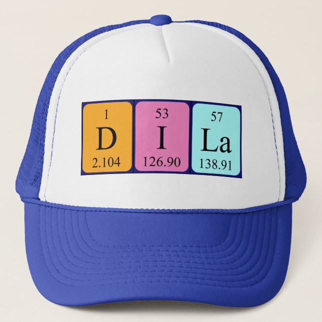Dila periodic table name hat (Front)
