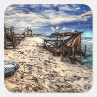 Dilapidated Abandoned Beach Post Apocalyptic 