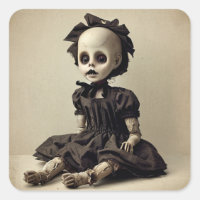 Dilapidated Old Vintage Doll Broken Up Halloween
