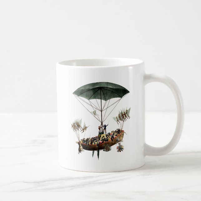 Diligenza And Flying Creatures Coffee Mug (Right)