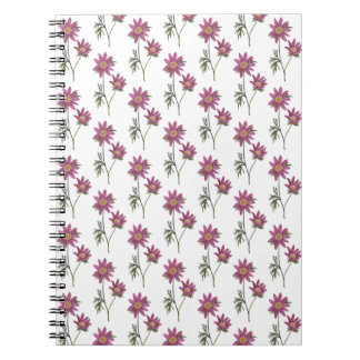 Dill Daisy Notebook White Pattern