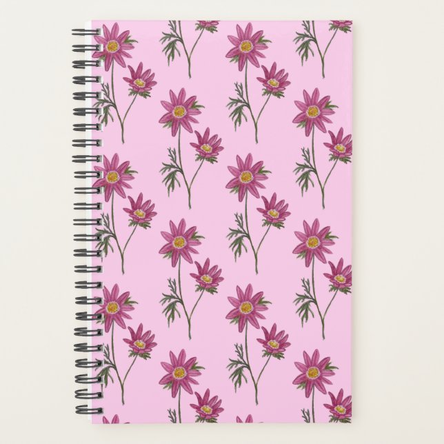 Dill Daisy Planner - Pink Pattern (Front)