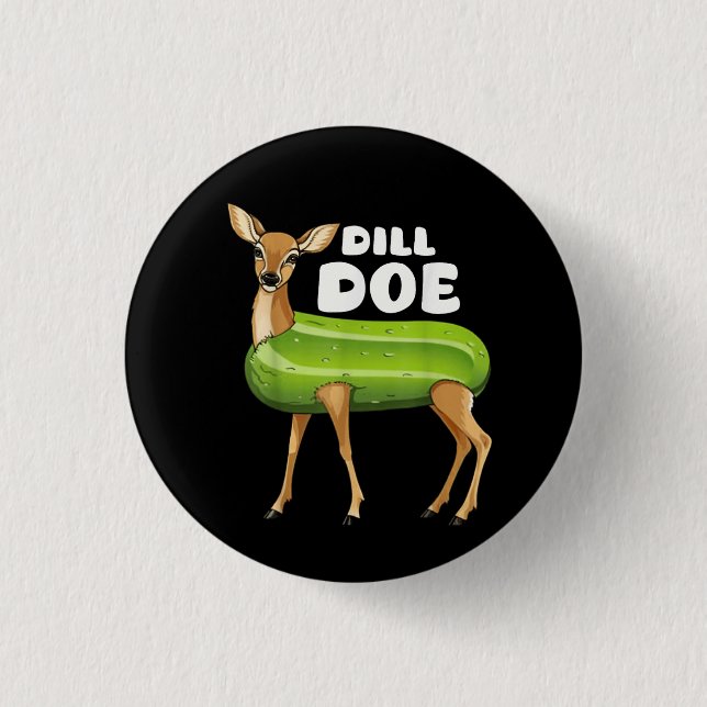 dill doe 3 cm round badge (Front)