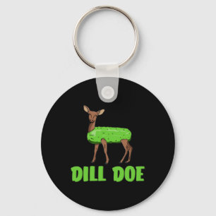 Dill Doe Funny Adult Humour Funny Nature Deer Redn Key Ring