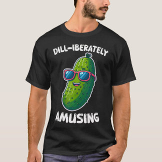 Dill-Iberately Amusing Pickle Kids Sunglasses Funn T-Shirt