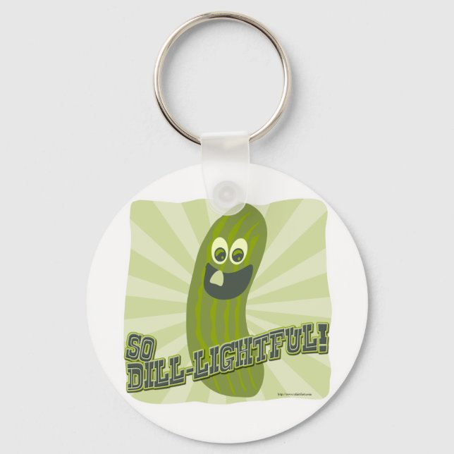 Dill-lightful Key Ring (Front)