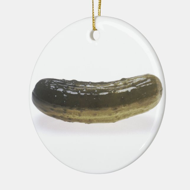 Dill Pickle Ceramic Tree Decoration (Left)