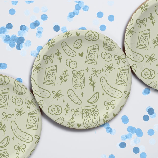 Dill Pickle Paper Plate (Creator Uploaded)