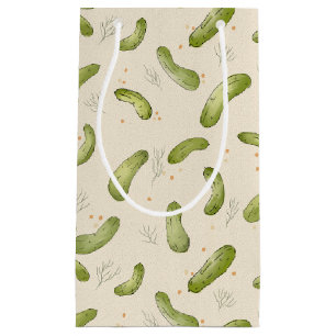 Dill Pickle Pattern Small Gift Bag