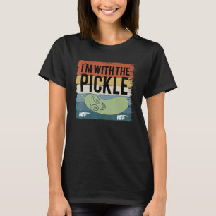 Dill Pickle Squad Green Pickles Cucumber Jar T-Shirt