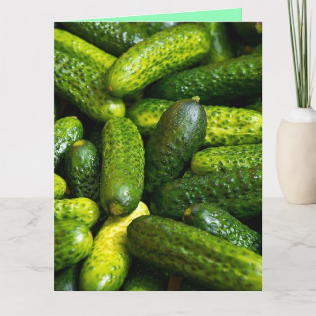 DILL PICKLES BIG DILL BIRTHDAY FUNNY CARD (Front)