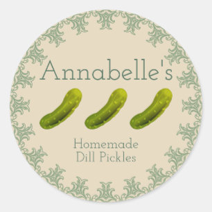 Dill Pickles Label