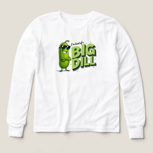 Dill Pickles Lovers Gift - Funny Cartoon Designs (Design Front)
