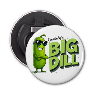 Dill Pickles Lovers Gift - Funny Cartoon Designs Bottle Opener