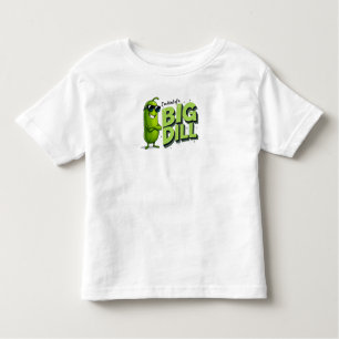 Dill Pickles Lovers Gift - Funny Cartoon Designs Toddler T-Shirt
