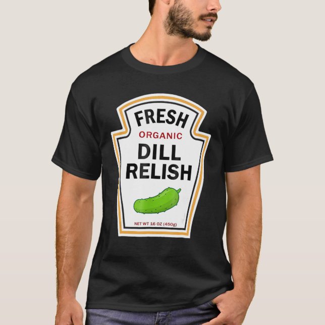 Dill Relish Easy Halloween Costume Matching Group  T-Shirt (Front)