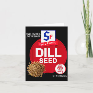 Dill Seed Halloween Sce Costume Group Matching Card