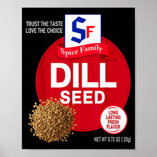 Dill Seed Halloween Sce Costume Group Matching  Poster