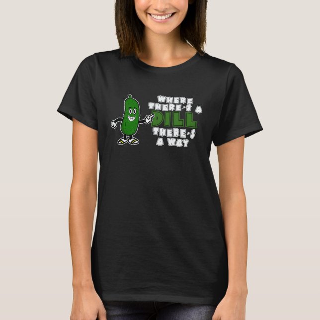 Dill Vegan Cucumber T-Shirt (Front)