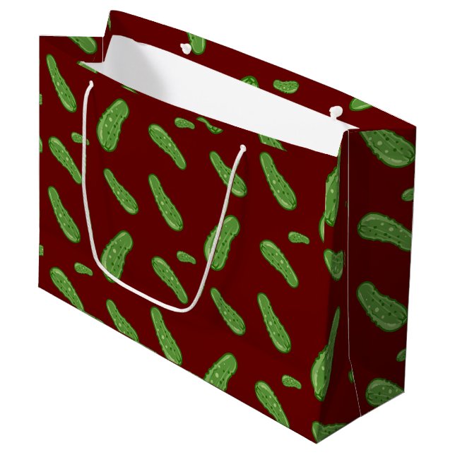 Dill With It Design - Gift Bag - Large (Front Angled)