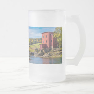 Dillard Mill Autumn Frosted Glass Beer Mug