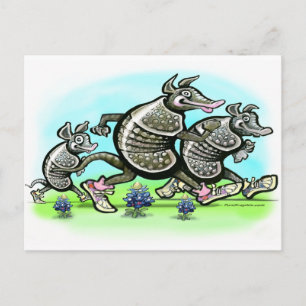 Dillo Family Postcard