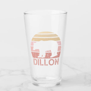 Dillon Colorado Retro Bear Glass