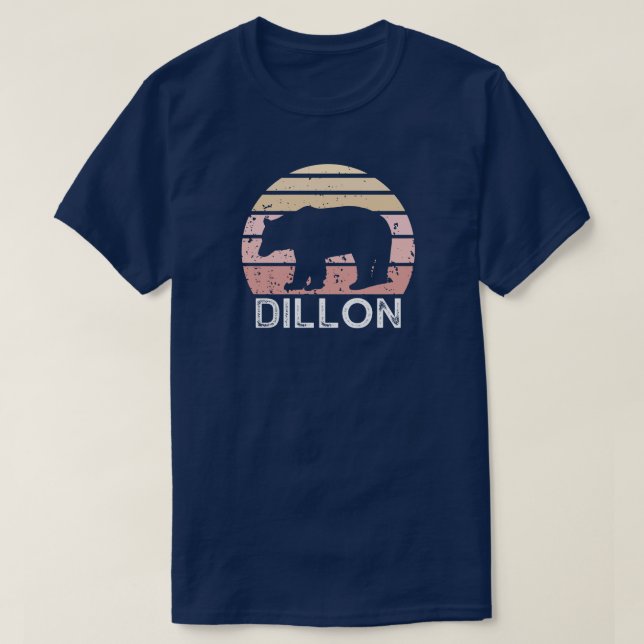 Dillon Colorado Retro Bear T-Shirt (Design Front)