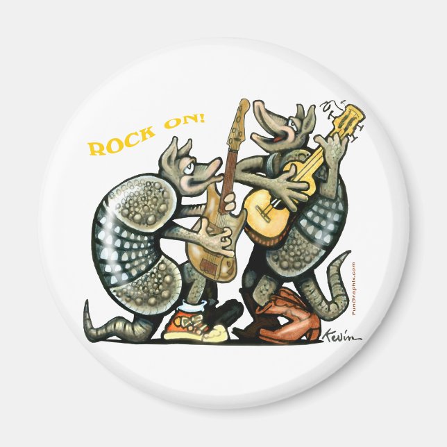 Dillos Rock Magnet (Front)