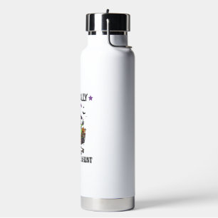 Dilly Dally Before Haunt Frog Halloween Shopping C Water Bottle