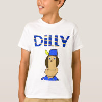 Dilly Kid's All In One T-Shirt White