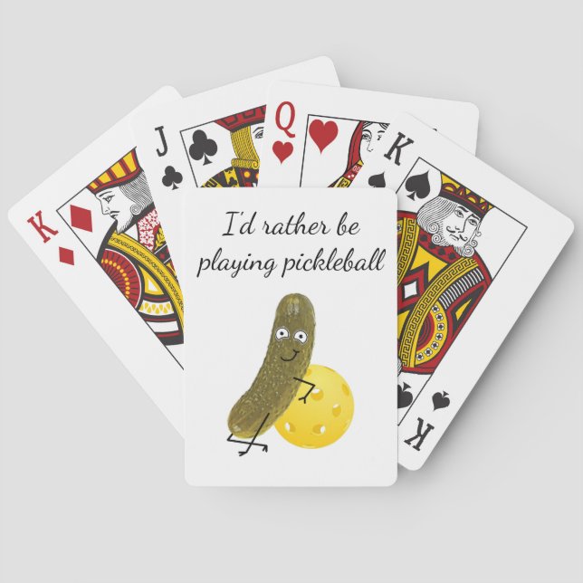 Dilly-O Pickleball Playing Cards (Back)