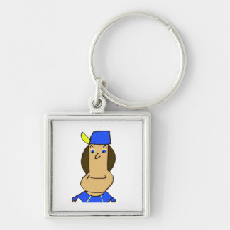 Dilly Premium Square Keychain Small
