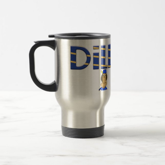 Dilly Travel/Commuter Mug 15 oz (Left)