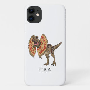 Dilophosaurus cartoon illustration Case-Mate iPhone case