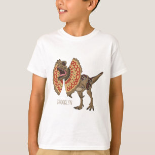 Dilophosaurus cartoon illustration  T-Shirt