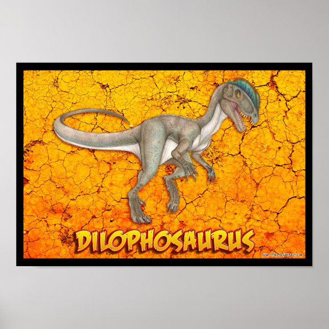 Dilophosaurus deluxe poster (Front)