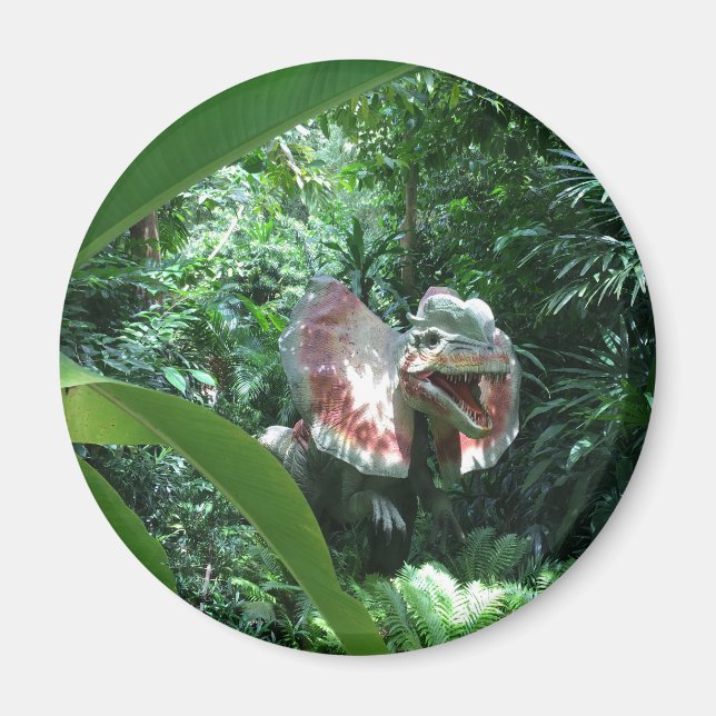 Dilophosaurus Dinosaur in the Wild Magnet (Front)
