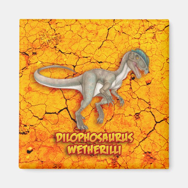 Dilophosaurus Magnet (Front)