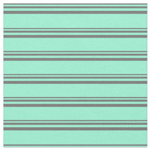 Dim Grey and Aquamarine Pattern Fabric