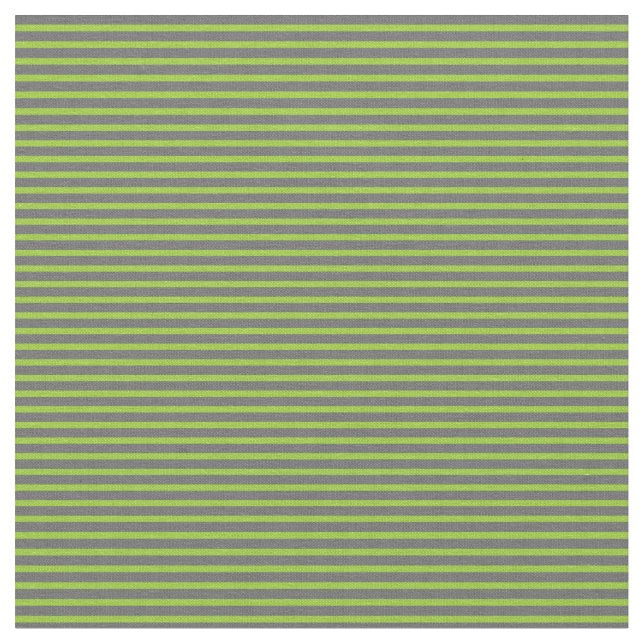 Dim Grey and Green Coloured Pattern of Stripes Fabric (Close Up)