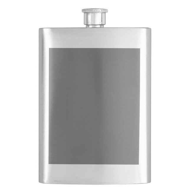 Dim Grey Hip Flask (Front)